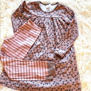 Hanna Andersson play dress with leggings